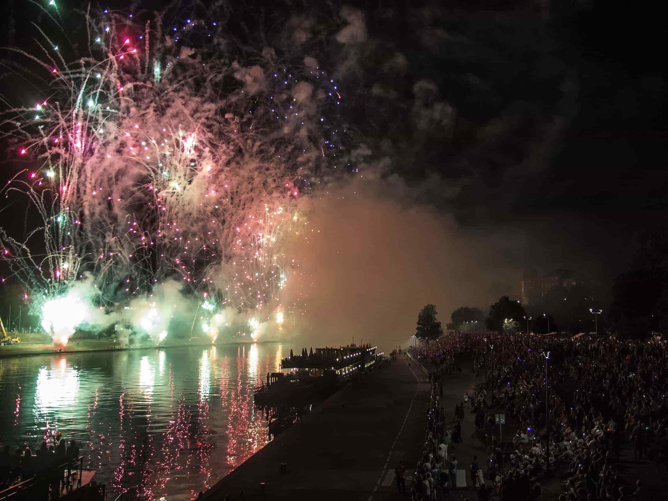 Wianki Feuerwerk